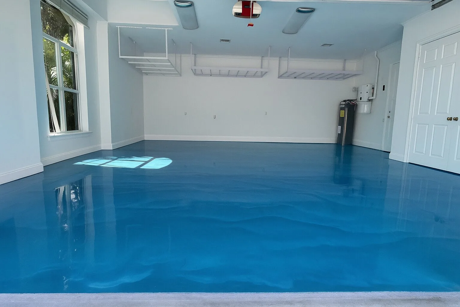 After — finished garage floor, Vero beach, FL