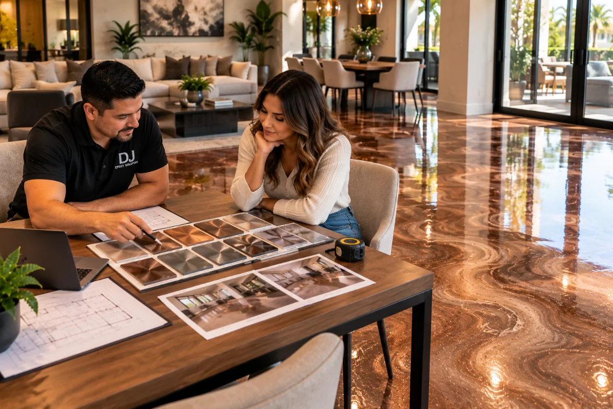 Create a Floor That Becomes Part of the Room