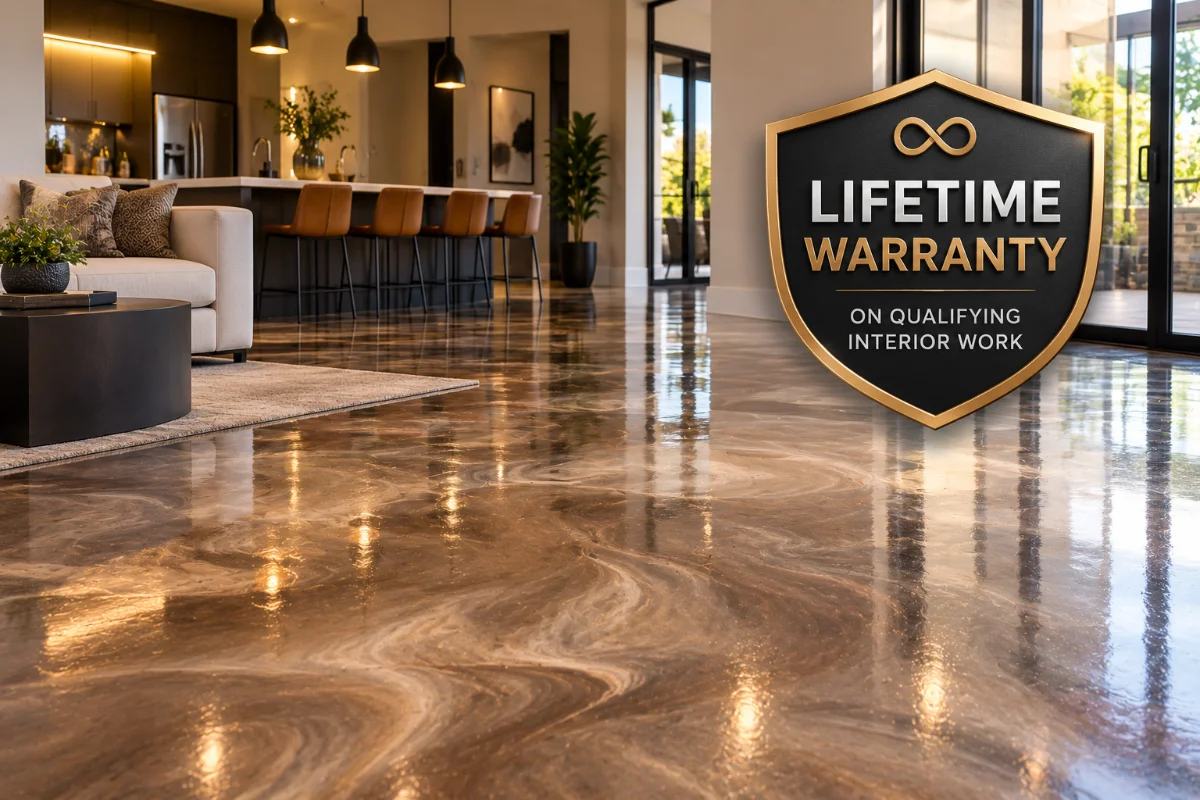 Lifetime Create a Floor That Becomes Part of the Roomme Warranty on Qualifying Interior Work