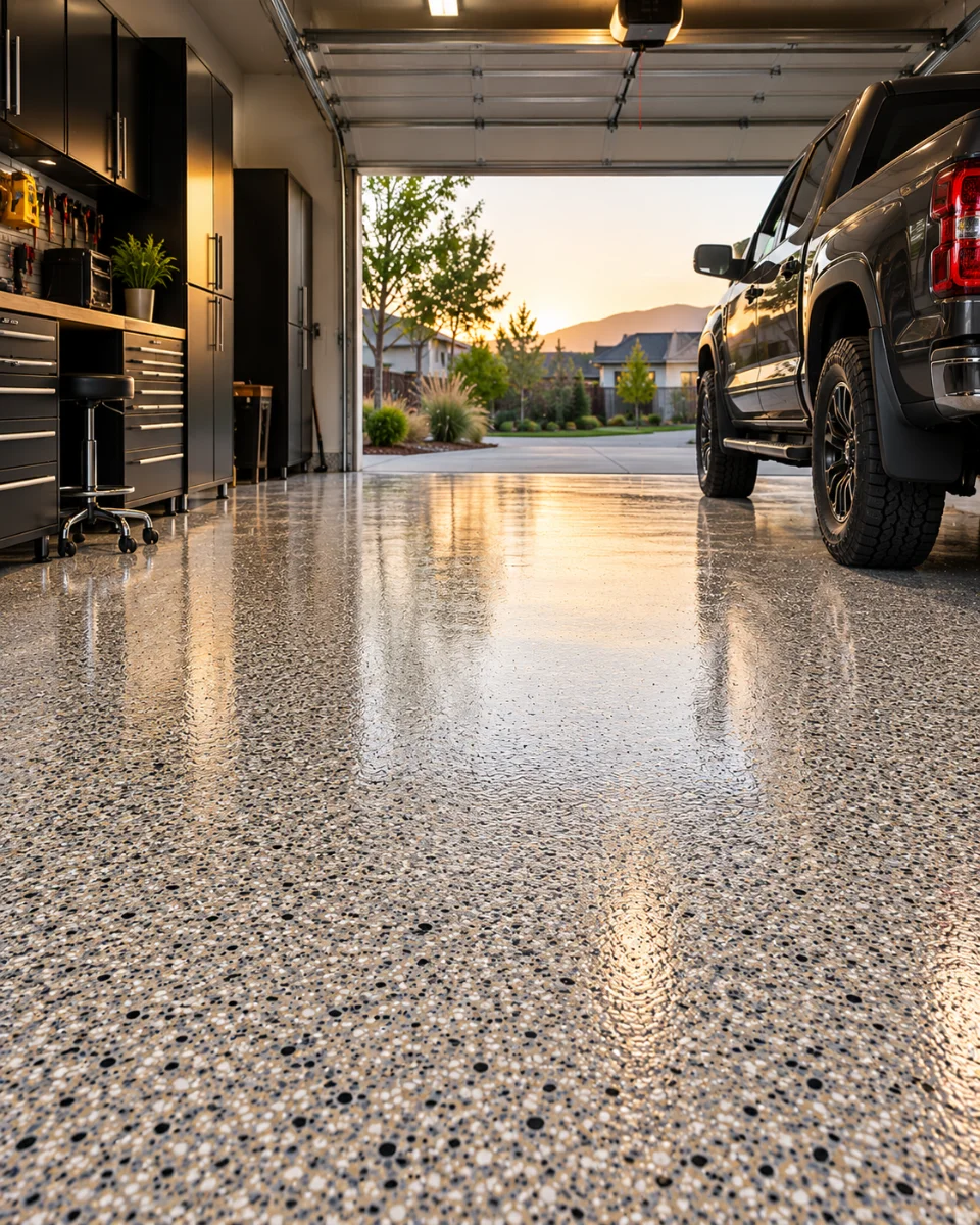 Many Flake Garage Floors Can Be Installed in One Day