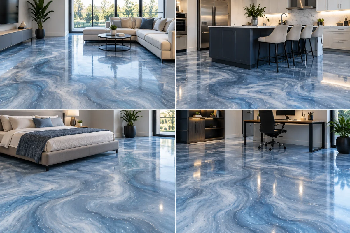 Metallic Epoxy Is for Interior Spaces