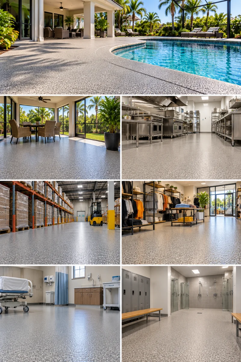 Where Quartz Flooring Can Be Used